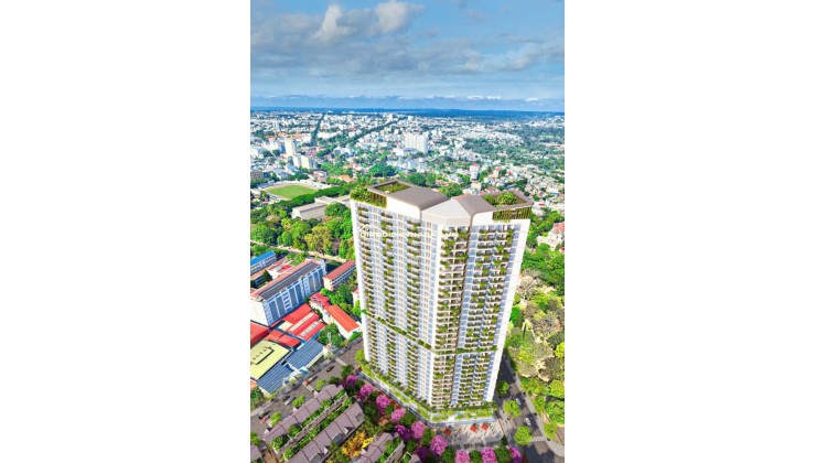 Căn hộ Ecopalace Đăk Lăk 2 phòng ngủ, tầng cao, view hoàng hôn thành phố