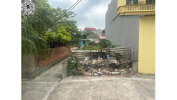 Bán đất mặt đường Nguyễn Anh Trỗi, Chương Mỹ lô góc, ô tô vào nhà, 88m2 chỉ 6.x tỷ