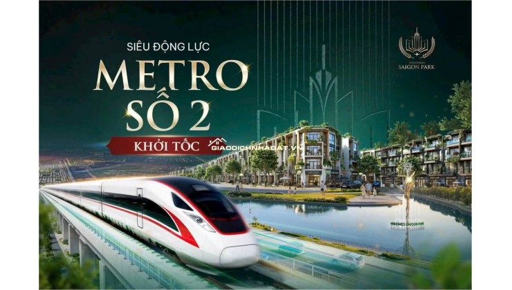 Nhà phố mặt tiền Vinhomes Saigon Park- căn 4 tầng kế góc 80m2 - chỉ 4,78 tỷ (full 100%)
