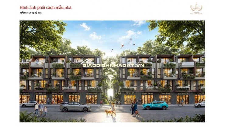 Sở hữu ngay Nhà phố mặt tiền 4 Tầng tại Vinhomes Saigon Park ( Vin Hóc Môn) chỉ từ 5 Tỷ (Full 102%)