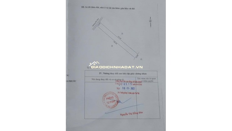 Bán đất Đường Tỉnh 754, xã Lộc Thành Huyện Lộc Ninh tỉnh Bình Phước