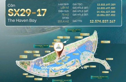 SIÊU PHẨM LIỀN KỀ SX29-17 VỊNH TIÊN – VINHOMES GREEN PARADISE