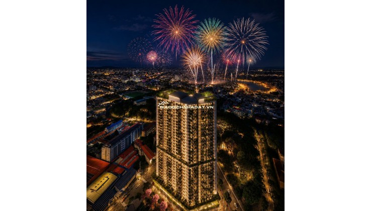 Căn hộ Ecopalace BMT - ECO 3015, căn góc 3 PN tầng cao, 85,3m2, 2 ban công, 2 view