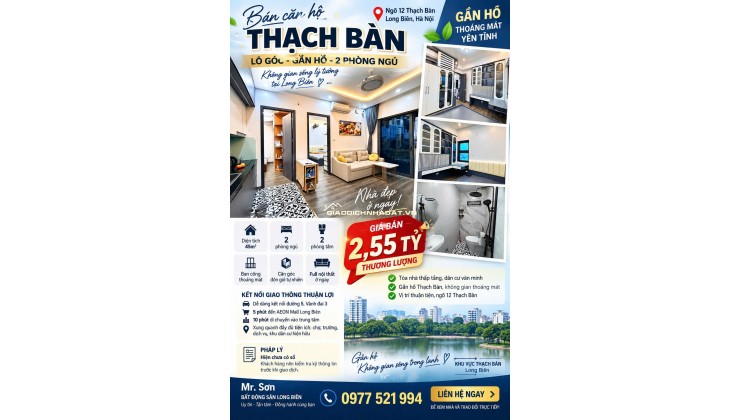  BÁN CĂN HỘ 62M² TRUNG TÂM SÀI ĐỒNG  GIÁ 3,5 TỶ 2 NGỦ ĐẦY ĐỦ NỘI THẤT 50M RA CHỢ SÀI ĐỒNG