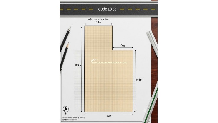 CHO THUÊ 5000M2 MẶT TIỀN QL50 LÀM BÃI XE NHÀ XƯỞNG KHO LẠNH 0901651234.