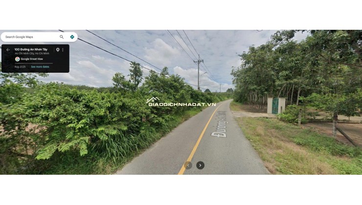 Chính chủ cấn bán lô đất thổ cư mặt tiền Đường An Nhơn Tây - Củ Chi