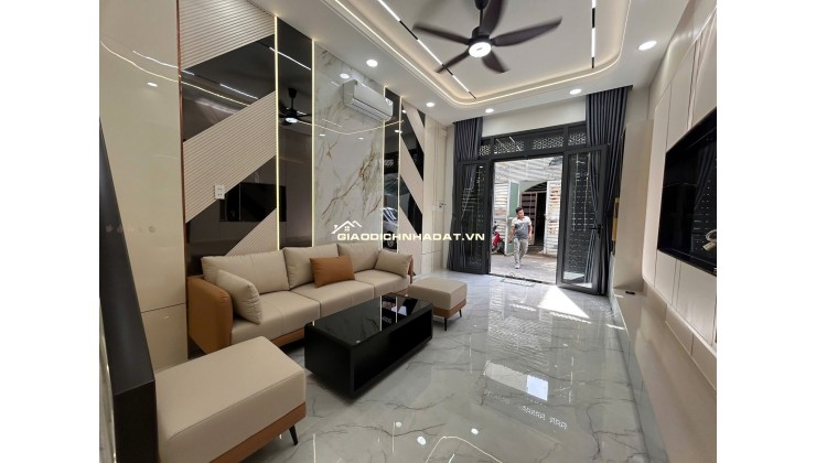 NHÀ MỚI NGAY CHỢ THẠCH ĐÀ – 3PN CÓ 1PN TRỆT – 56,4M² NỞ HẬU – NHÀ MỚI 2 TẦNG – 5,98 TỶ!