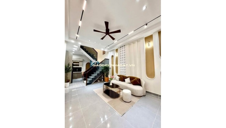 NHÀ MỚI NGAY CHỢ THẠCH ĐÀ – 3PN CÓ 1PN TRỆT – 56,4M² NỞ HẬU – NHÀ MỚI 2 TẦNG – 5,98 TỶ!