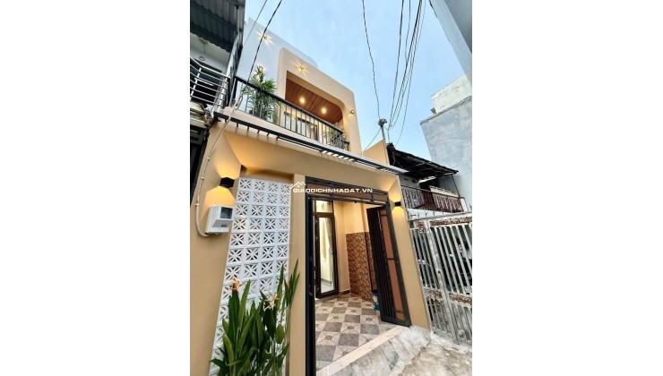 NHÀ MỚI NGAY CHỢ THẠCH ĐÀ – 3PN CÓ 1PN TRỆT – 56,4M² NỞ HẬU – NHÀ MỚI 2 TẦNG – 5,98 TỶ!