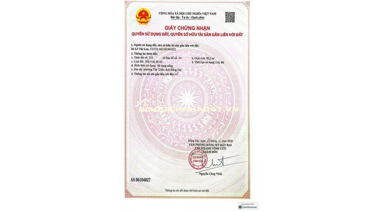 Bán nhà sổ riêng chính chủ gần khu du lịch Bửu Long, Phường Tân Triều, Đồng Nai