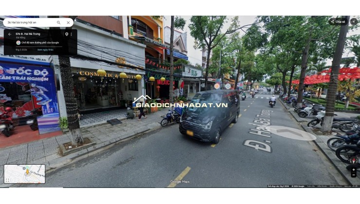 BÁN 564,6 M2 ĐẤT MẶT TIỀN ĐƯỜNG HAI BÀ TRƯNG – PHƯỜNG HỘI AN – LH:0915437069.