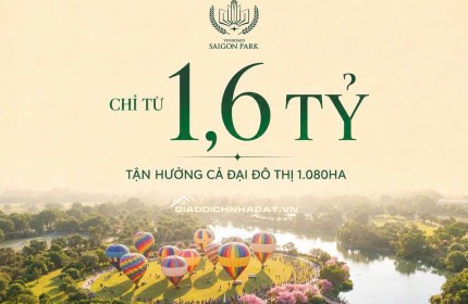 chỉ từ 1,6 TỶ – Tận hưởng trọn vẹn đại đô thị 1.080 Hecta Vinhomes Saigon Park (Vinhomes Hóc Môn)