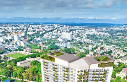 Căn hộ Ecopalace BMT - ECO 3015, căn góc 3 PN tầng cao, 85,3m2, 2 ban công, 2 view