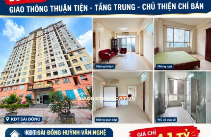BÁN CHUNG CƯ LÔ GÓC THOÁNG SÁNG SÀI ĐỒNG HÀNG XÓM VINHOMES 2 NGỦ BAN CÔNG RỘNG 74M² 4.1 TỶ.
