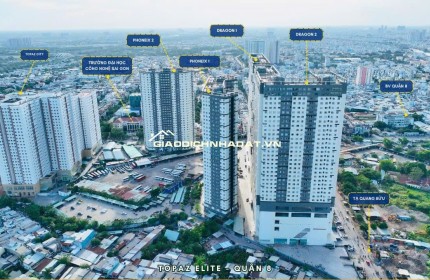 BÁN GẤP CĂN HỘ TOPAZ ELITE - QUẬN 8 - 2PN2WC - 60M2 - 3.65 TỶ. LH:0939905717.