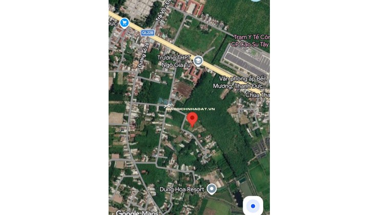 Bán đất tặng nhà, diện tích 1140m2 full đất ở tại Thạnh Đức, Gò Dầu, Tây Ninh