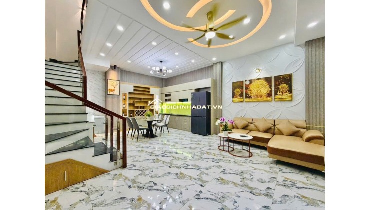 (HIẾM)Bán nhà mặt tiền 1T2L, đương Huỳnh Tấn Phát, 60m2, hẻm xe hơi né nhau, giá nhỉnh 4 tỷ