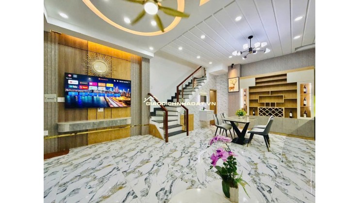 (HIẾM)Bán nhà mặt tiền 1T2L, đương Huỳnh Tấn Phát, 60m2, hẻm xe hơi né nhau, giá nhỉnh 4 tỷ