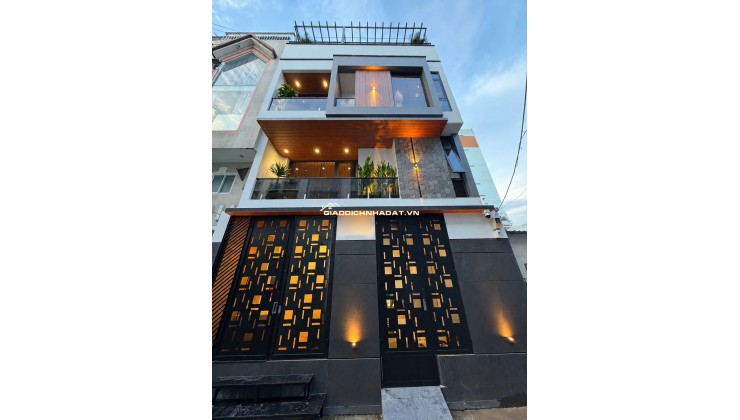 Bán nhà 4T đẹp lung linh đẳng cấp, mới xây, đường Lý Phục Man, hẻm xe hơi, giá nhỉnh 13 tỷ