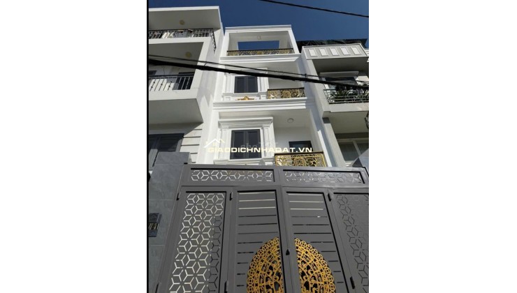 Bán nhà mới 100% 1 trệt 3 lầu tại ĐS9, P. BHH, Bình Tân