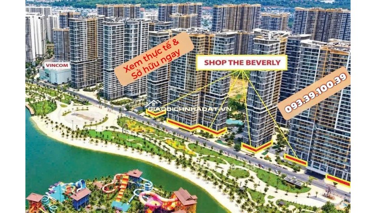 Một mặt bằng hai chiến lược Shophouse Beverly Vinhome Quận 9 lời ngay 5%: từ 129 triệu/m2