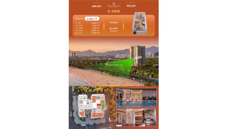 Nhanh tay sở hữu: CĂN HỘ THE CAMELLIA ĐÀ NẴNG - BÁN ĐẢO SƠN TRÀ CHỈ TỪ 1.9TỈ/CĂN LH:0775671352