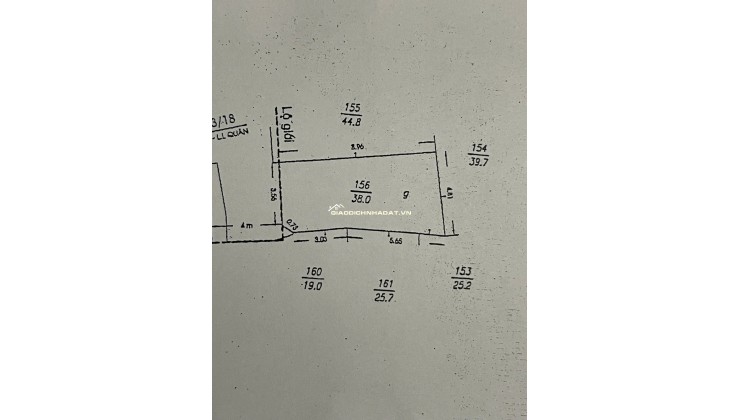 BÁN NHÀ HẺM 4M (BÊN HÔNG ĐẦM SEN) 38M2 (1 TRỆT 1 LẦU) 4.3TỶ. LH:0913900555.