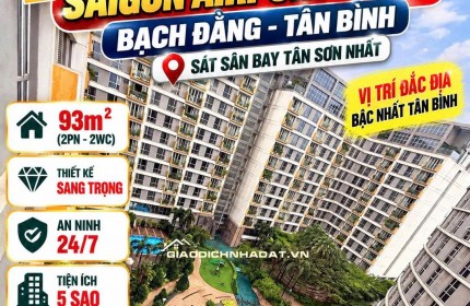 Bán căn hộ Saigon Airport Plaza 93m2, 2PN  , Sổ riêng 7.5tỷ