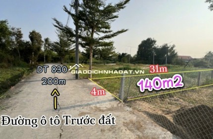 BÁN LÔ ĐẤT THỔ CƯ VỊ TRÍ ĐẸP TẠI ẤP 6 XÃ TÂN TRẠCH, CẦN ĐƯỚC, LONG AN. LH:0903187068.